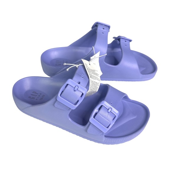 Gap Kids Little Girls EVA Buckle Sandals Size  12/13 Warm Violet - Picture 3 of 10